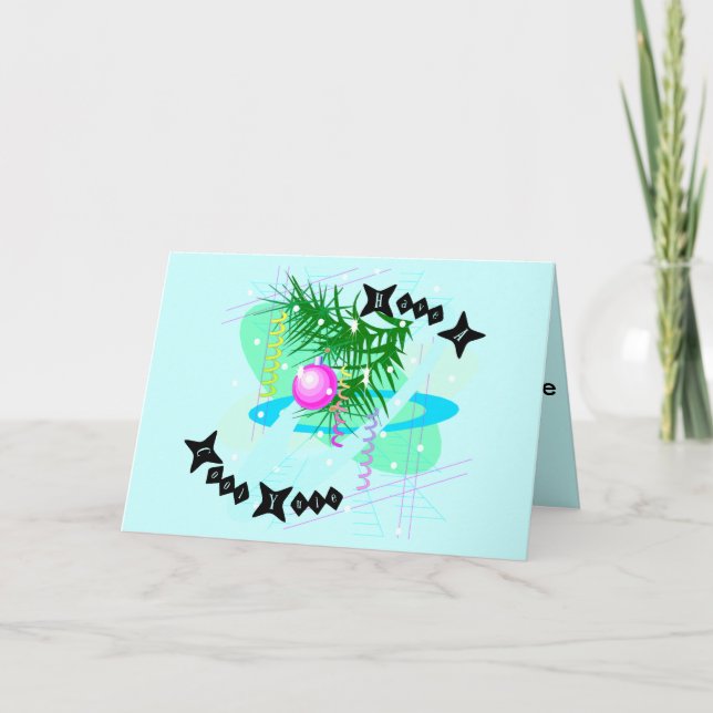 Carte de voeux cool Yule (Devant)