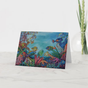Carte de voeux Coral Reef