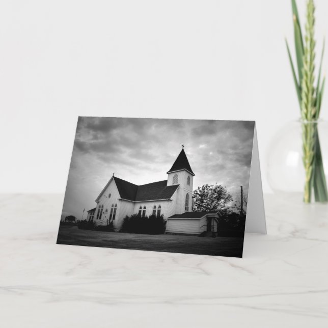 Carte de voeux - Country Church (Devant)