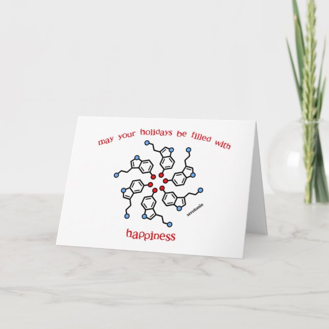 Carte de vœux Couronne de Serotonine (Devant)