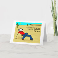 Carte de voeux Crab Crawl