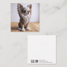 Carte de voeux Crochet Chihuahua