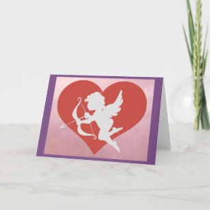 Carte de vœux Cupidon