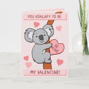 Carte de voeux Cute Koala-ty Valentines