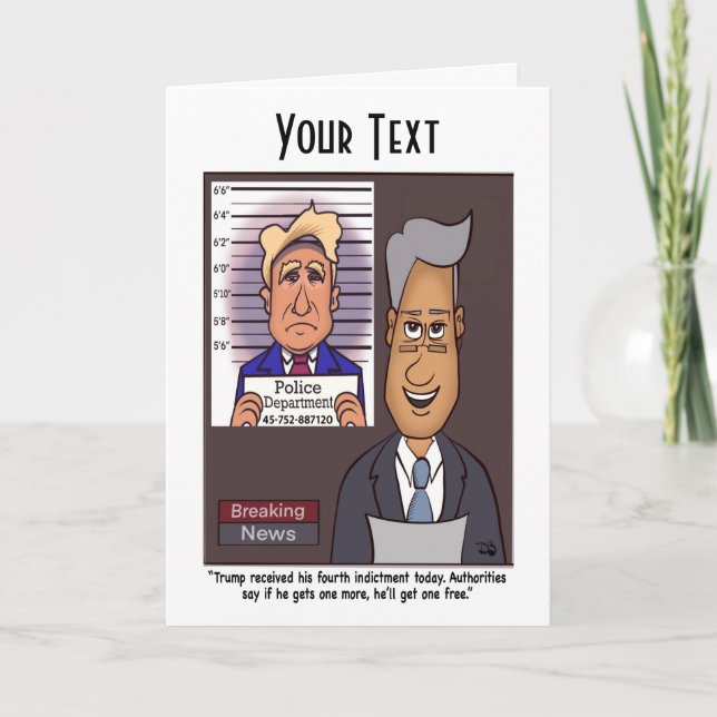 Carte de voeux d'accusation (Devant)