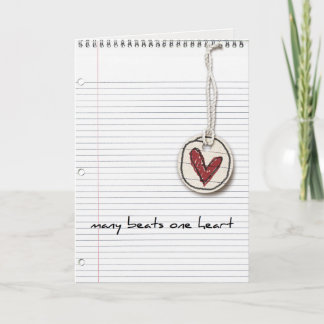 carte de voeux d'adoption