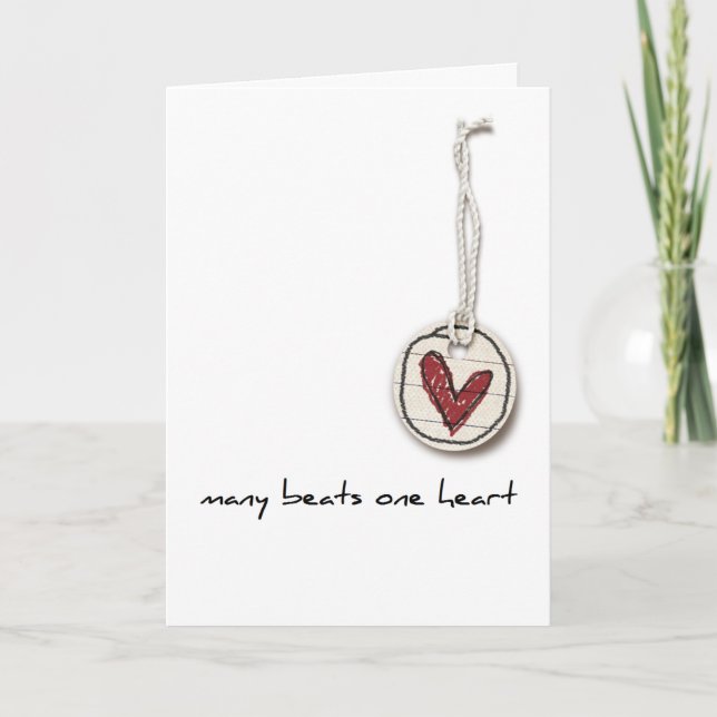 carte de voeux d'adoption (Devant)