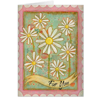 Carte de voeux Daisy