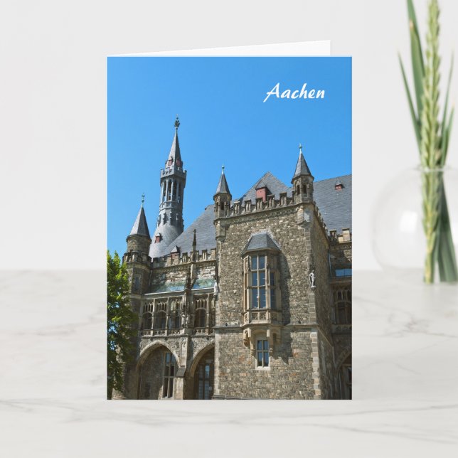 Carte de vœux d'Aix-la-Chapelle (Devant)