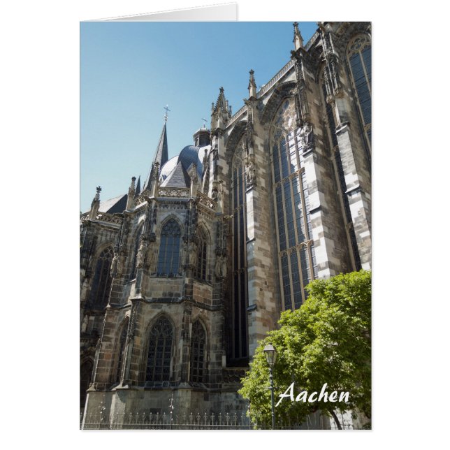 Carte de vœux d'Aix-la-Chapelle (Devant)