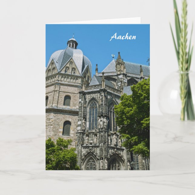 Carte de vœux d'Aix-la-Chapelle (Devant)