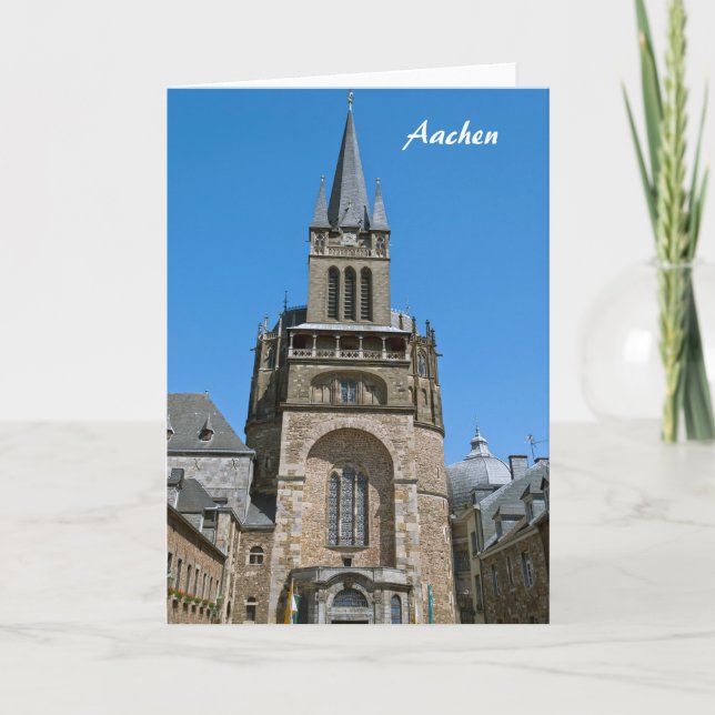 Carte de vœux d'Aix-la-Chapelle (Devant)