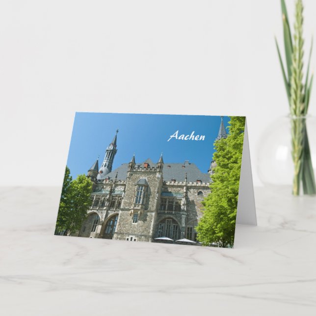 Carte de vœux d'Aix-la-Chapelle (Devant)