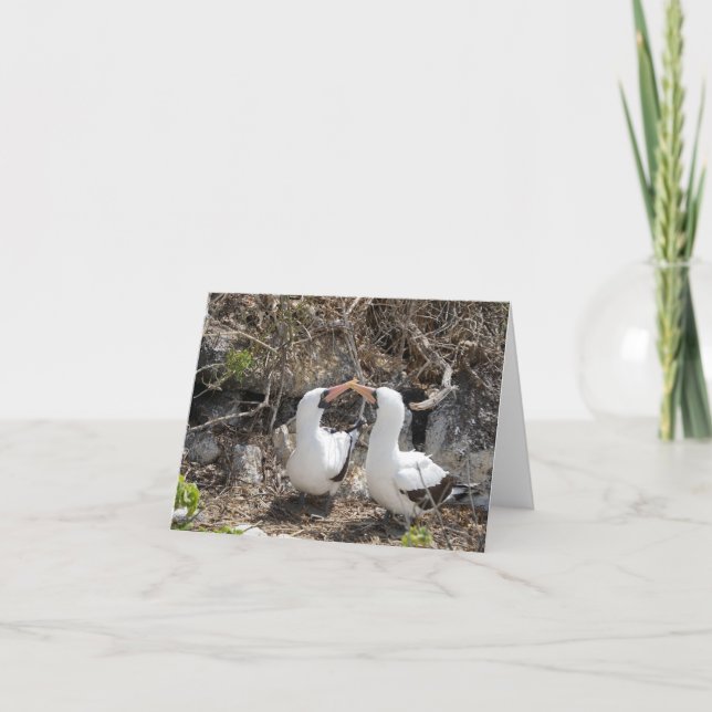 Carte de vœux d'amitié Nazca Bird (Devant)