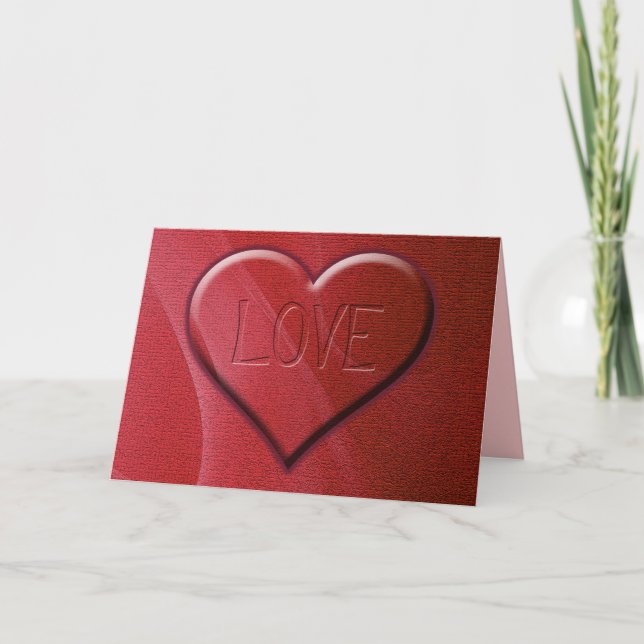 Carte de vœux d'amour (Devant)