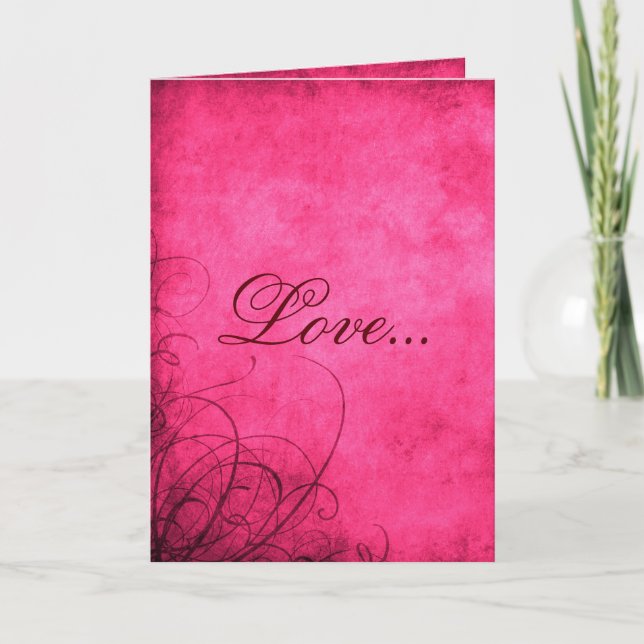 Carte de vœux d'amour : Collection Love's Twilight (Devant)