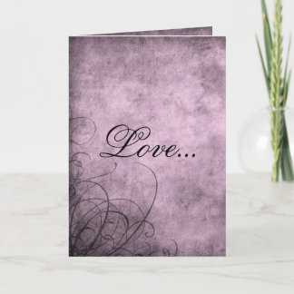 Carte de vœux d'amour : Collection Love's Twilight