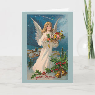 Carte de voeux "d'ange de Noël"