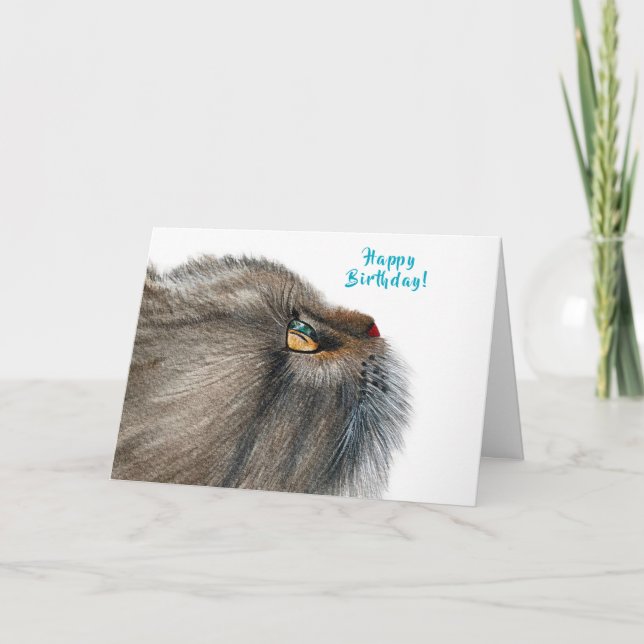 Carte de vœux d'anniversaire (Devant)