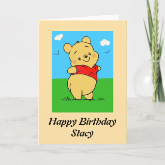 Carte de vœux d'anniversaire
