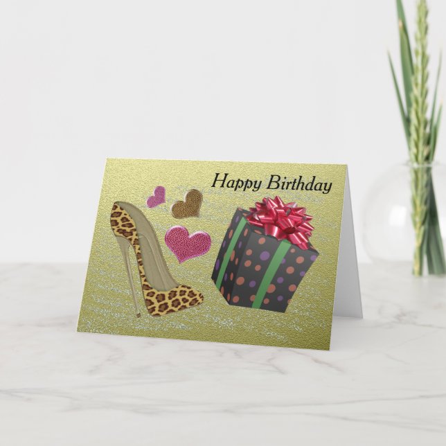 Carte de voeux d'anniversaire (Devant)