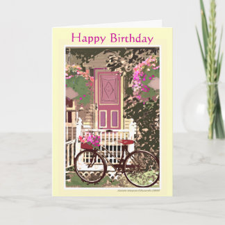 Carte de voeux d'anniversaire