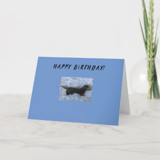 Carte de vœux d'anniversaire