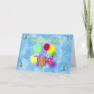 Carte de voeux d'anniversaire