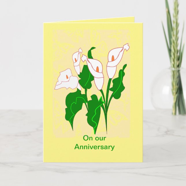 Carte de vœux d'anniversaire (Devant)