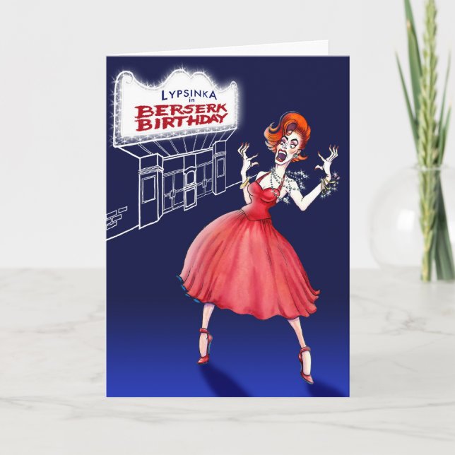 Carte de voeux d'anniversaire #1 (blanc) (Devant)