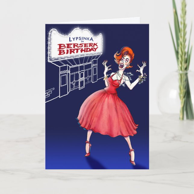 Carte de voeux d'anniversaire #1 (salutation à (Devant)