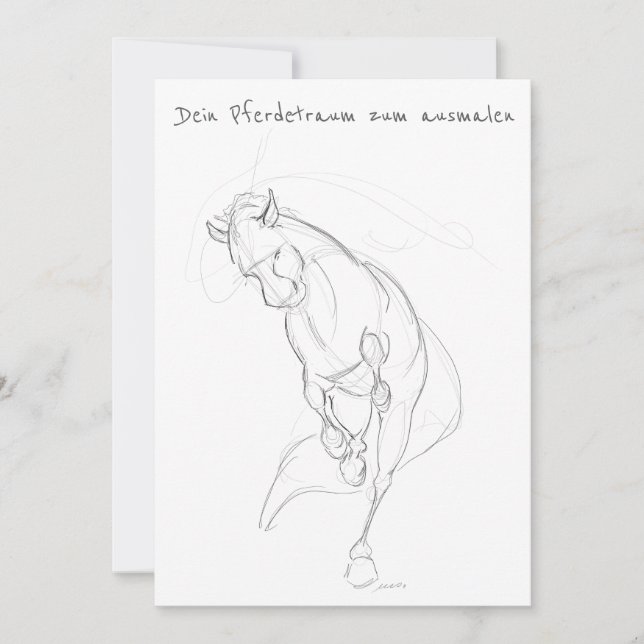 Carte de vœux d'anniversaire à colorier pour les a (Devant)