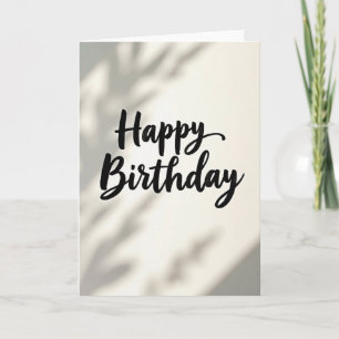 Carte de vœux d'anniversaire adorable
