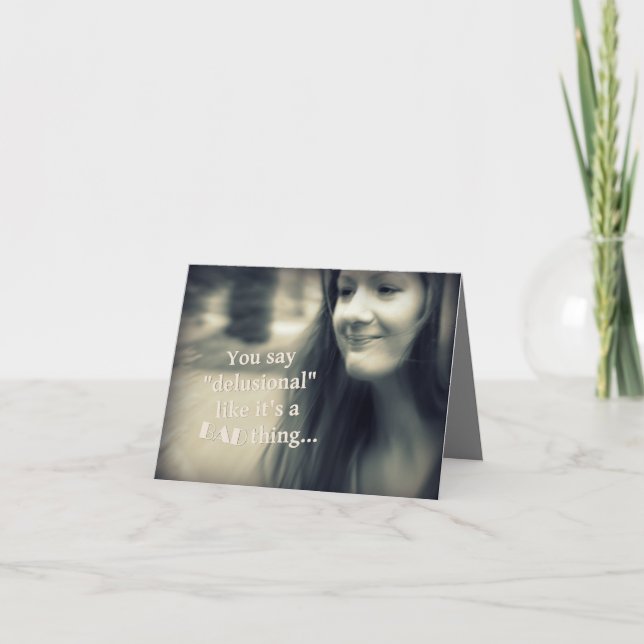 Carte de voeux d'anniversaire amusante (Devant)