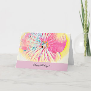 Carte de voeux d'anniversaire avec Petunia et Wate