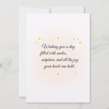 Carte de vœux d'anniversaire avec un chat mignon