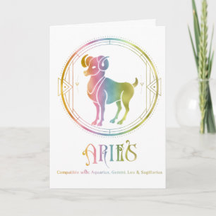 Carte de voeux d'anniversaire de compatibilité des