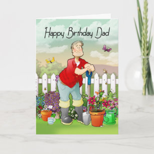 Cartes D Jardinier Jardin D Anniversaire Zazzle Fr