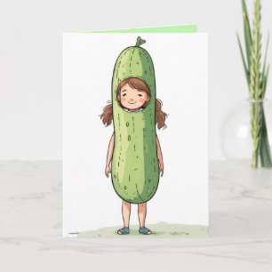 Carte de vœux d'anniversaire drôle Pickel Girl