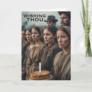 Carte de vœux d'anniversaire drôle pour les Amish