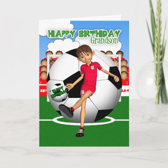 Carte De Voeux D Anniversaire Du Football Du Zazzle Fr