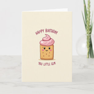Carte de vœux d'anniversaire fantaisiste
