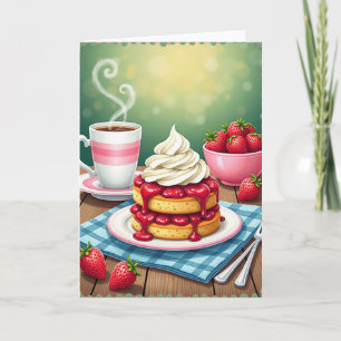 Carte de vœux d'anniversaire festive