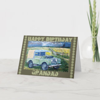 Carte de voeux d'anniversaire "FREYA" pour Grand-p