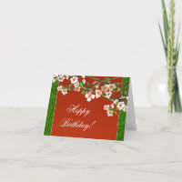 carte de voeux d'anniversaire heureuse