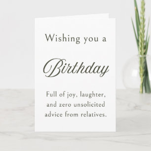Carte de vœux d'anniversaire humoristique juive dr