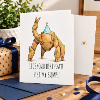 Carte de vœux d'anniversaire inspirée de la musiqu