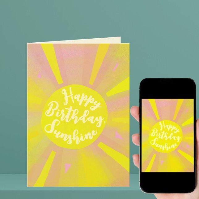 Carte de voeux d'anniversaire joyeuse (Créateur téléchargé)