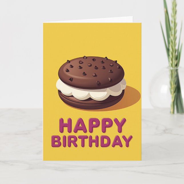 Carte de Vœux d'Anniversaire Joyeuse (Devant)