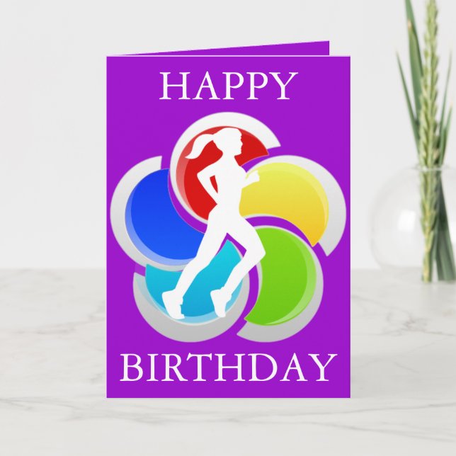 Carte de voeux d'anniversaire joyeuse pour une fil (Devant)